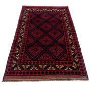 Tribal Baloch Rug 3' 10" x 5' 9" - No. AL47983
