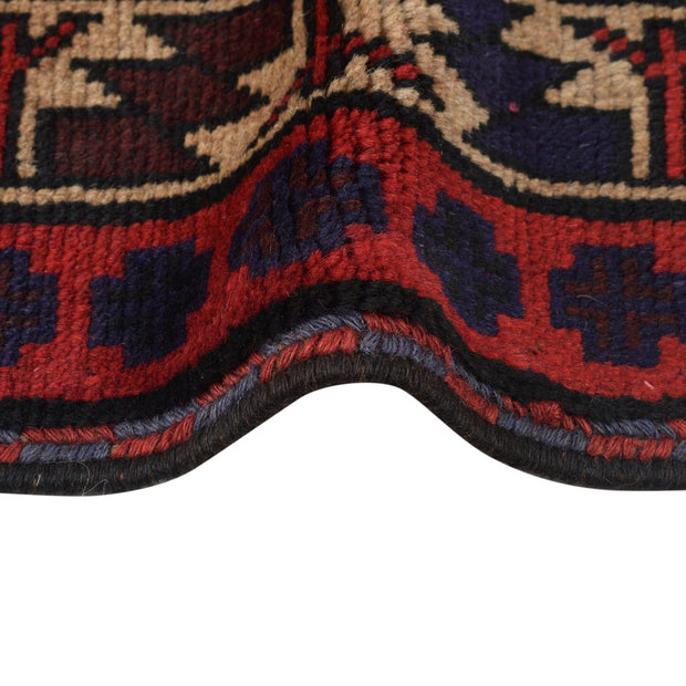 Tribal Baloch Rug 3' 10" x 5' 9" - No. AL47983