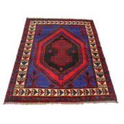 Tribal Baloch Rug 4' 7" x 6' 2" - No. AL55852