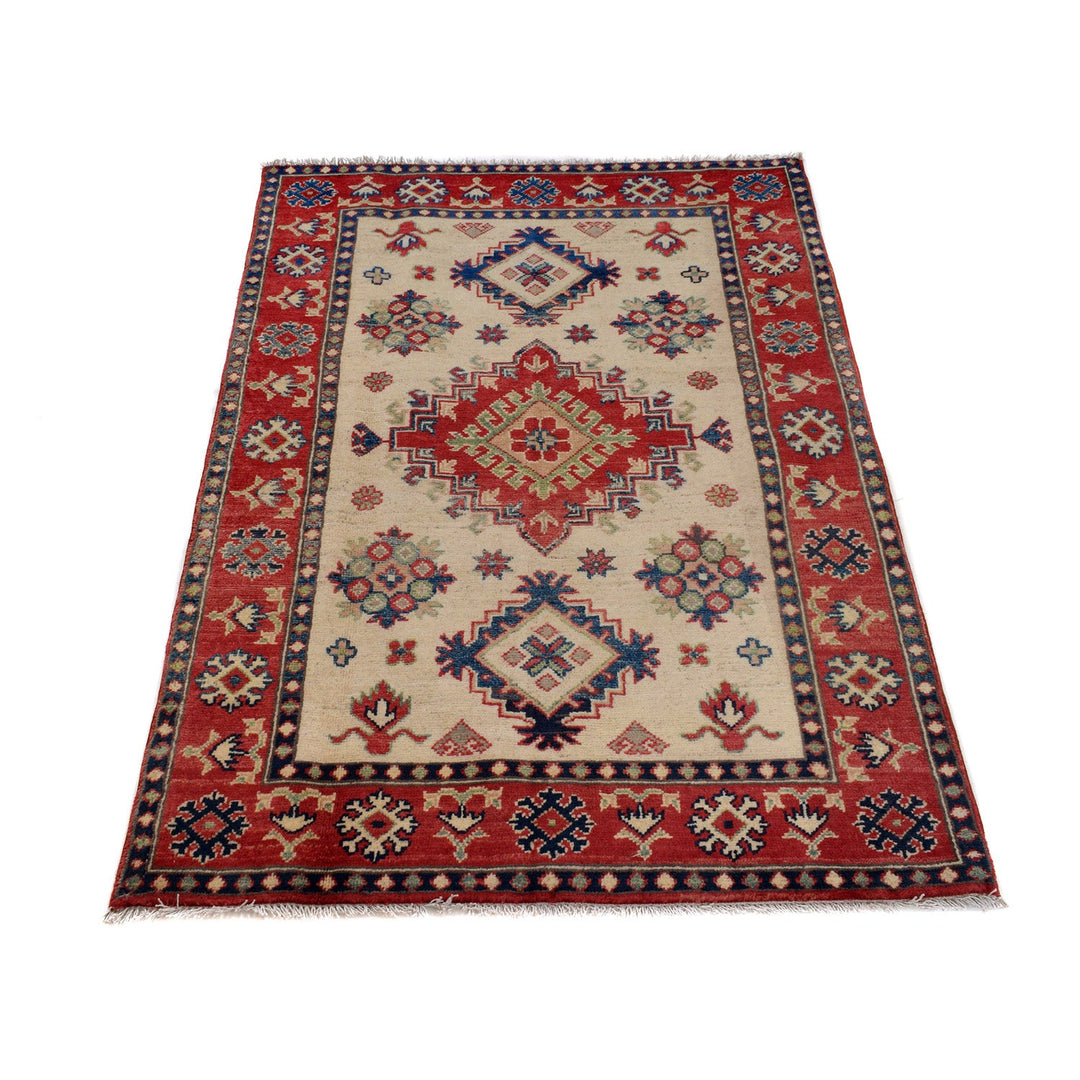 Oriental Kazak Rug 3' 4" x 4' 10" - No. AL45722