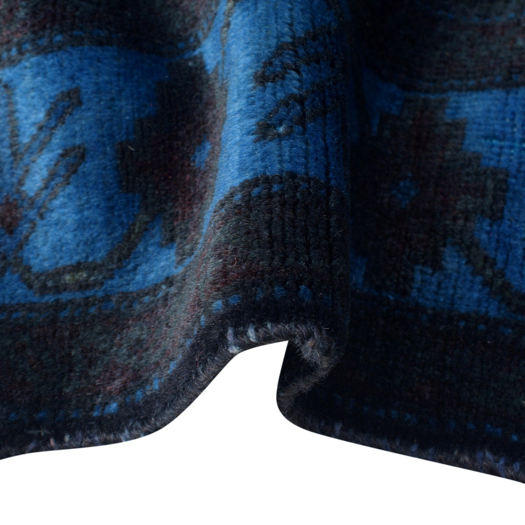 Hand Knotted Overdye Wool Rug 4' 4" x 5' 5" - No. AL51265