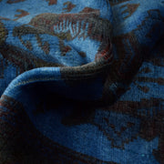 Hand Knotted Overdye Wool Rug 4' 4" x 5' 5" - No. AL51265