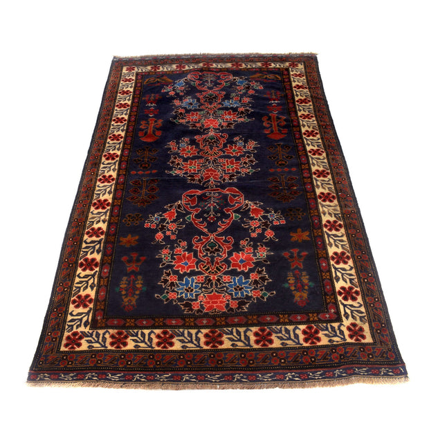 Tribal Baloch Rug 4' 0" x 7' 3" - No. AL54305