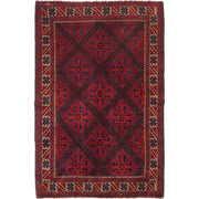 Tribal Baloch Rug 4' 0" x 6' 4" - No. AL82066
