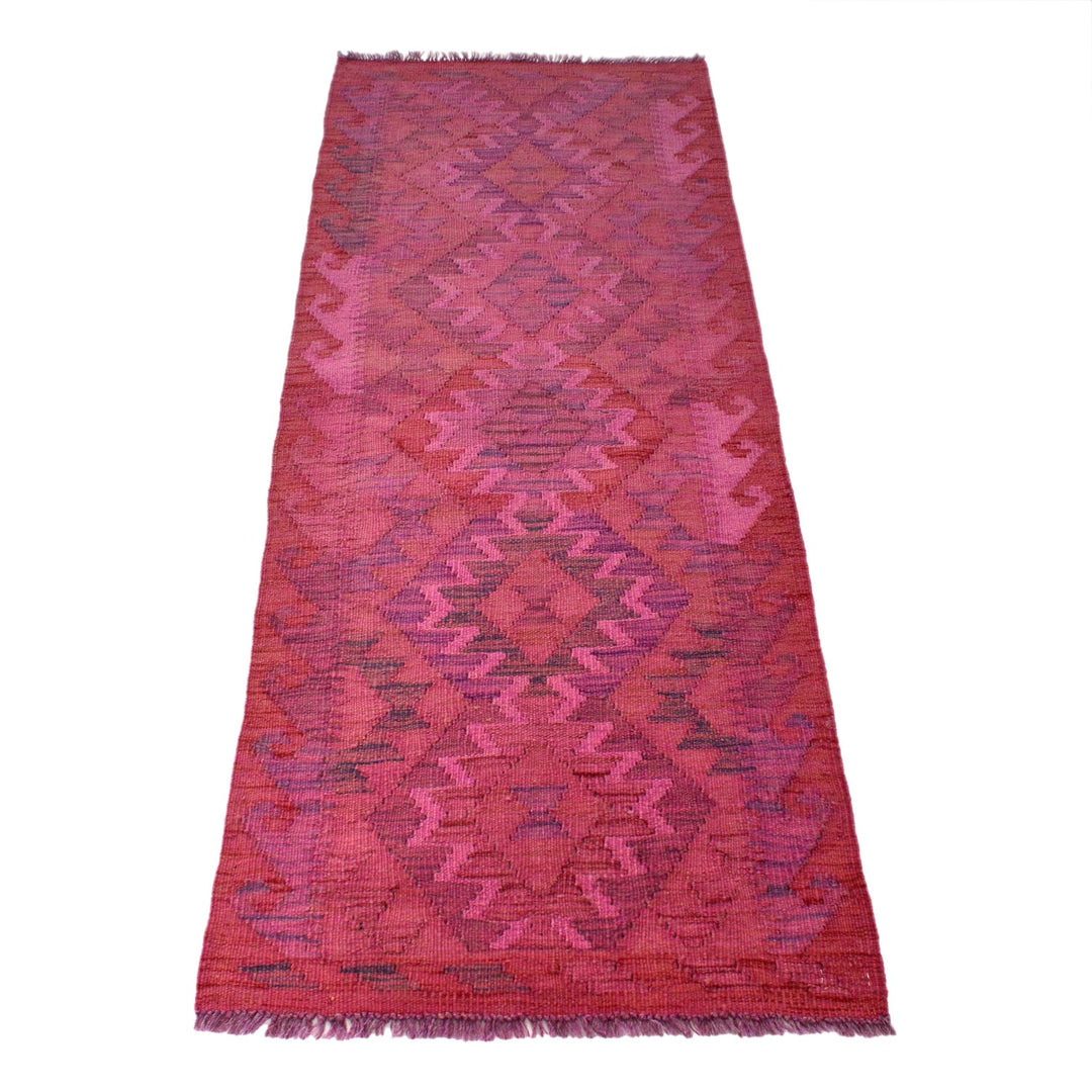 Handmade Overdye Kilim Runner 2' 2" x 5' 7" - No. AL67608