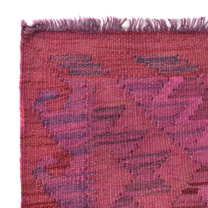 Handmade Overdye Kilim Runner 2' 2" x 5' 7" - No. AL67608