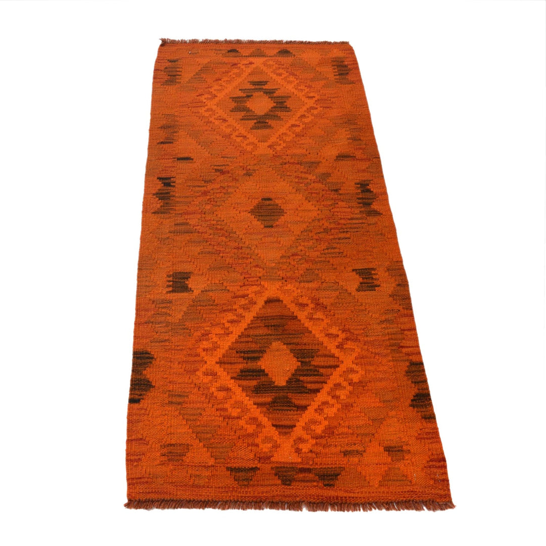 Overdyed Chobi Kilim Runner 2' 0" x 4' 11" - No. AL70552