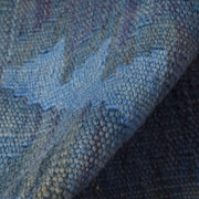 Blue Color Overdyed Kelim 2' 1" x 6' 2" - No. AL65040