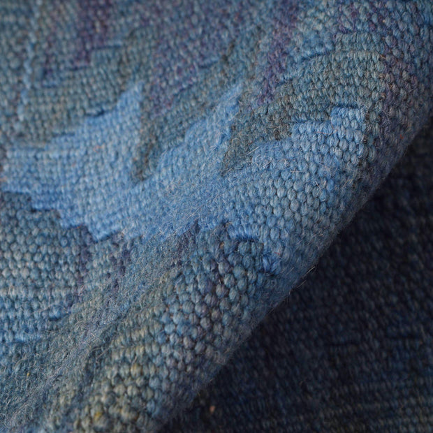 Blue Color Overdyed Kelim 2' 1" x 6' 2" - No. AL65040
