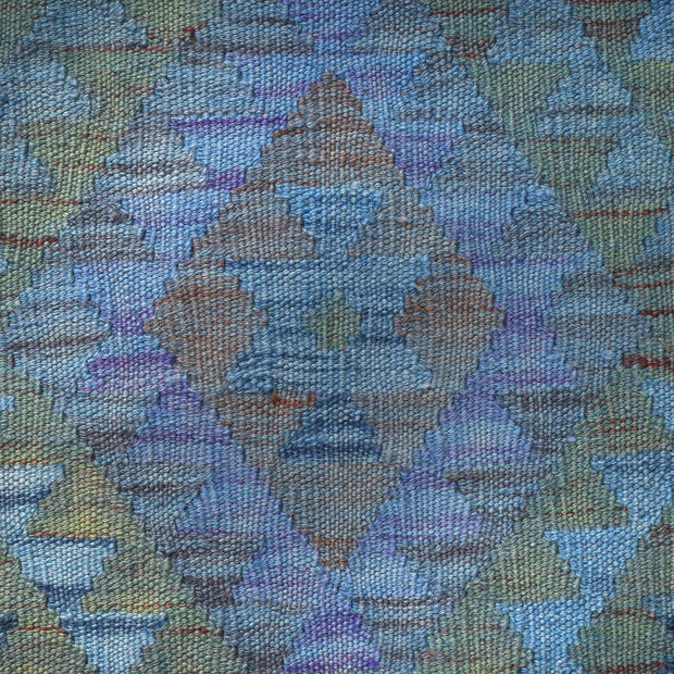 Blue Color Overdyed Kelim 2' 0" x 5' 7" - No. AL75213