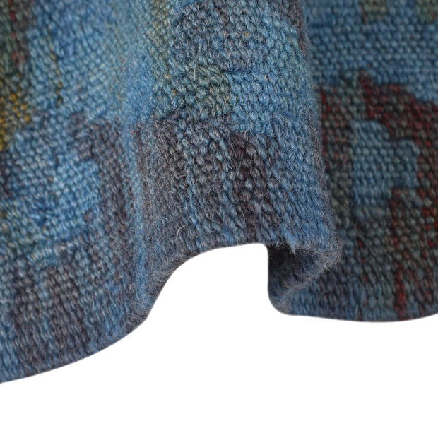 Blue Color Overdyed Kelim 2' 0" x 5' 7" - No. AL75213