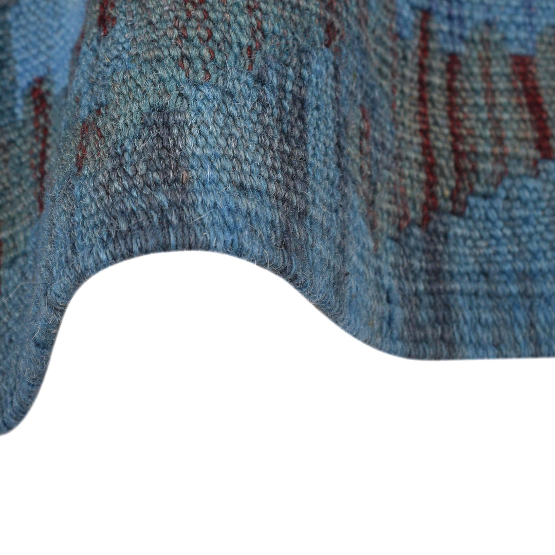 Hand Knotted Overdyed Kilim Runner 2' 1" x 5' 11" - No. AL53876