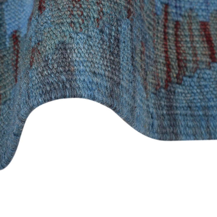 Hand Knotted Overdyed Kilim Runner 2' 1" x 5' 11" - No. AL53876