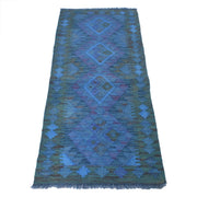 Overdyed Chobi Kilim Runner 2' 0" x 4' 11" - No. AL44115