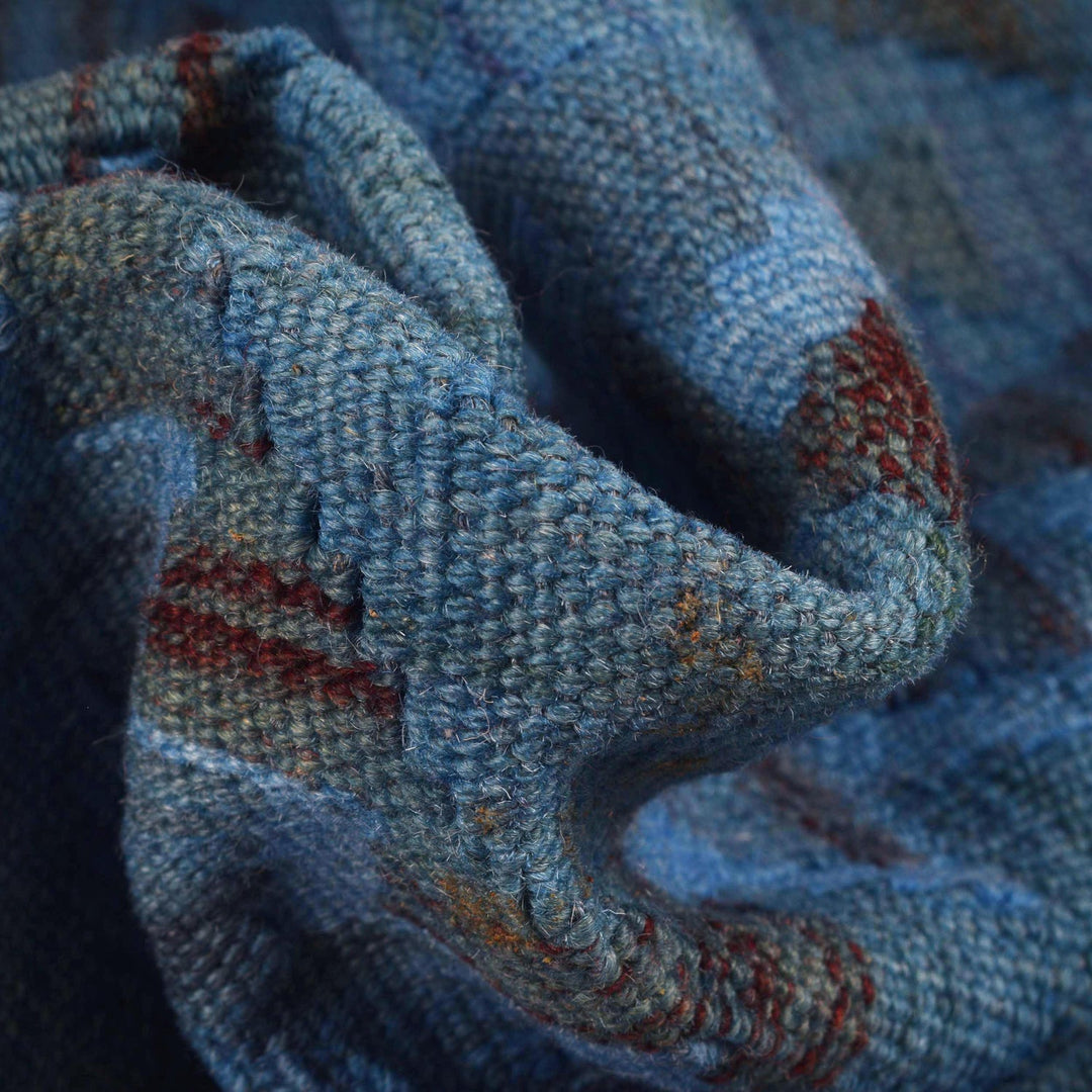 Hand Knotted Overdyed Kilim Runner 2' 11" x 6' 2" - No. AL30739