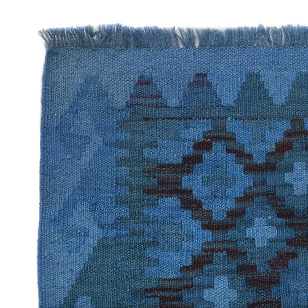 Handmade Overdyed Kilim Runner 2' 1" x 6' 5" - No. AL94554