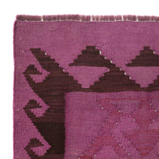 Purple Color Overdyed Kelim 3' 1" x 4' 6" - No. AL63313
