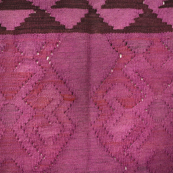 Purple Color Overdyed Kelim 3' 1" x 4' 6" - No. AL63313