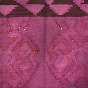 Purple Color Overdyed Kelim 3' 1" x 4' 6" - No. AL63313