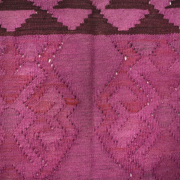 Purple Color Overdyed Kelim 3' 1" x 4' 6" - No. AL63313
