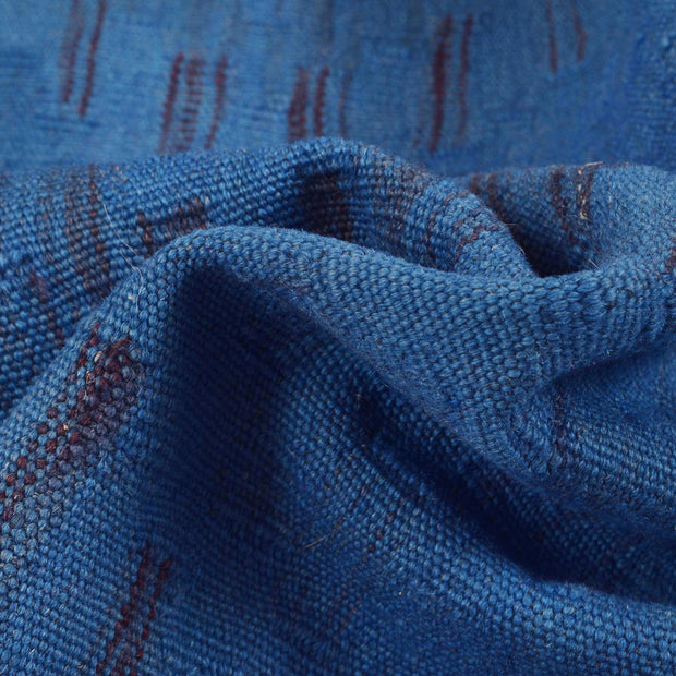 Blue Color Overdyed Kelim 3' 5" x 5' 0" - No. AL99736