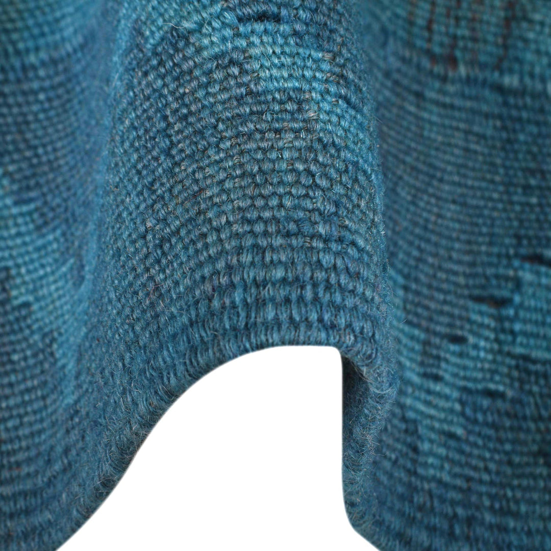 Hand Knotted Overdyed Kilim 3' 4" x 4' 6" - No. AL15359