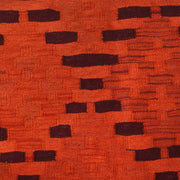 Hand Knotted Overdyed Kilim 3' 4" x 4' 9" - No. AL66275