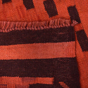 Hand Knotted Overdyed Kilim 3' 4" x 4' 9" - No. AL66275