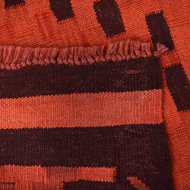 Hand Knotted Overdyed Kilim 3' 4" x 4' 9" - No. AL66275