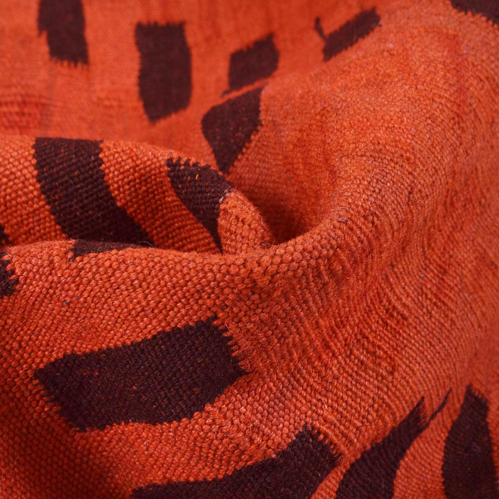 Hand Knotted Overdyed Kilim 3' 4" x 4' 9" - No. AL66275