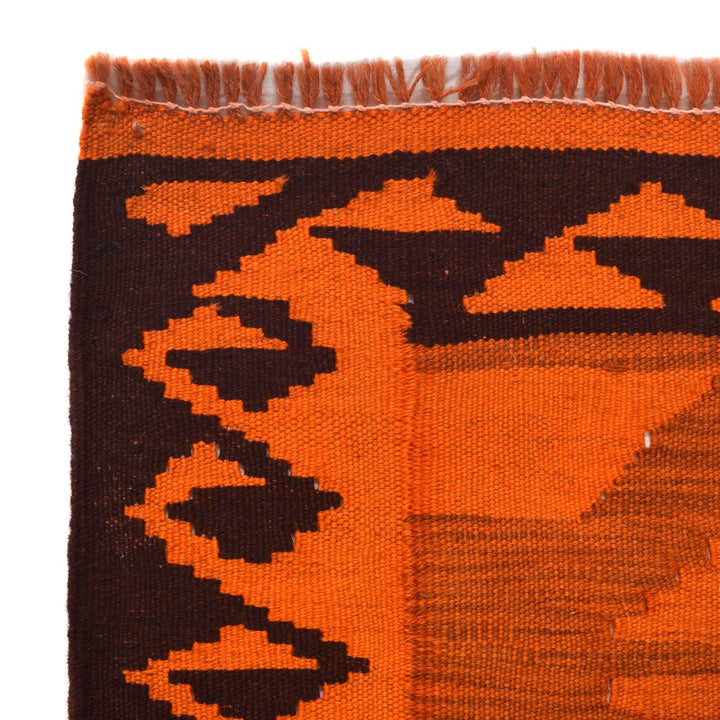 Handmade Overdyed Kilim 3' 4" x 5' 1" - No. AL41970