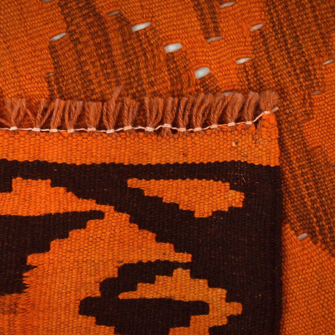 Handmade Overdyed Kilim 3' 4" x 5' 1" - No. AL41970