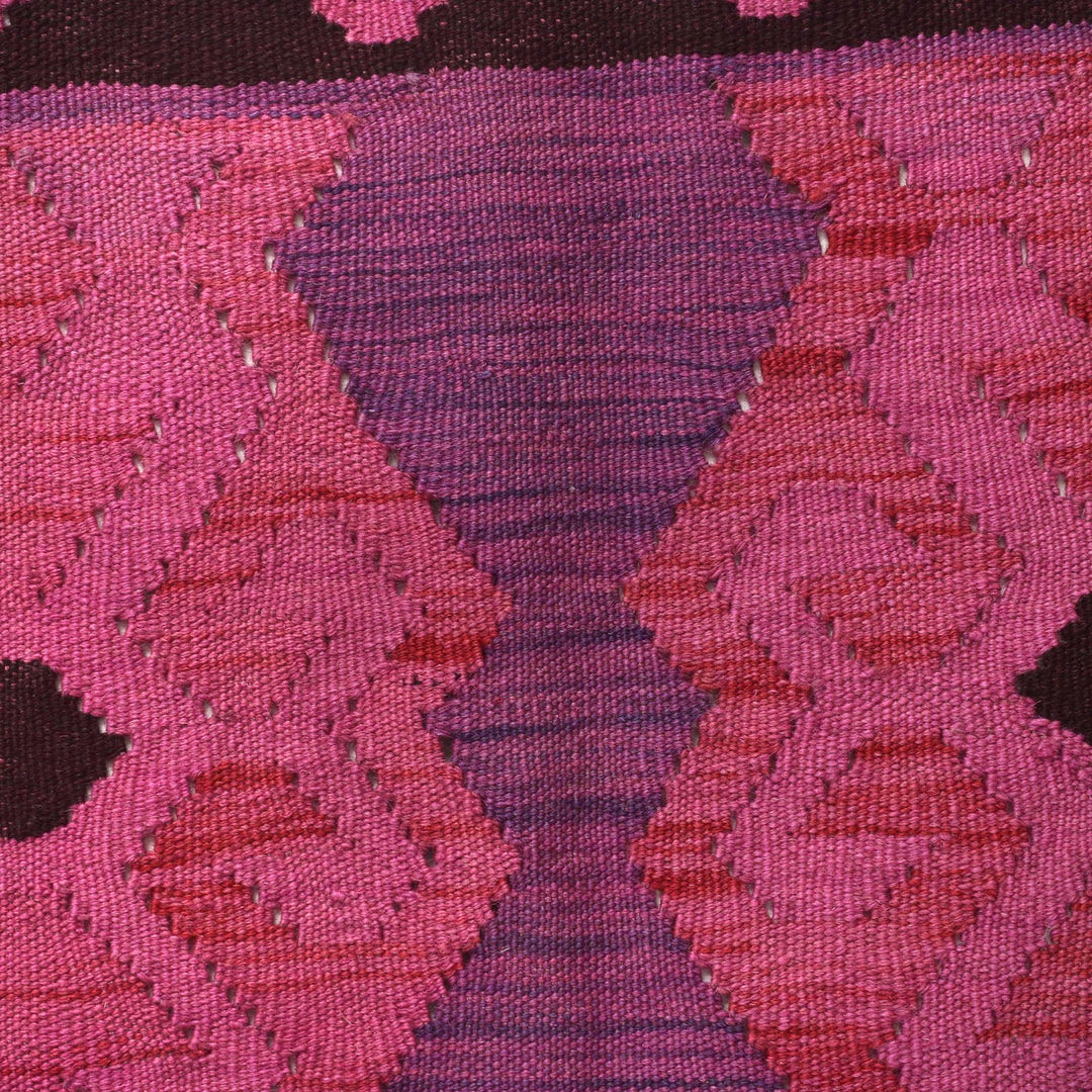 Handmade Overdye Kilim 3' 5" x 4' 8" - No. AL30582