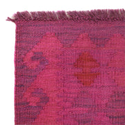 Hand Knotted Overdyed Kilim 2' 6" x 4' 1" - No. AL49596