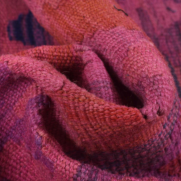 Hand Knotted Overdyed Kilim 2' 6" x 4' 1" - No. AL49596