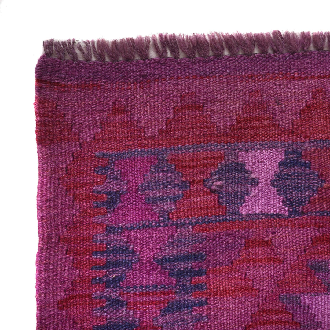 Purple Color Overdyed Kelim 2' 0" x 2' 9" - No. AL36979