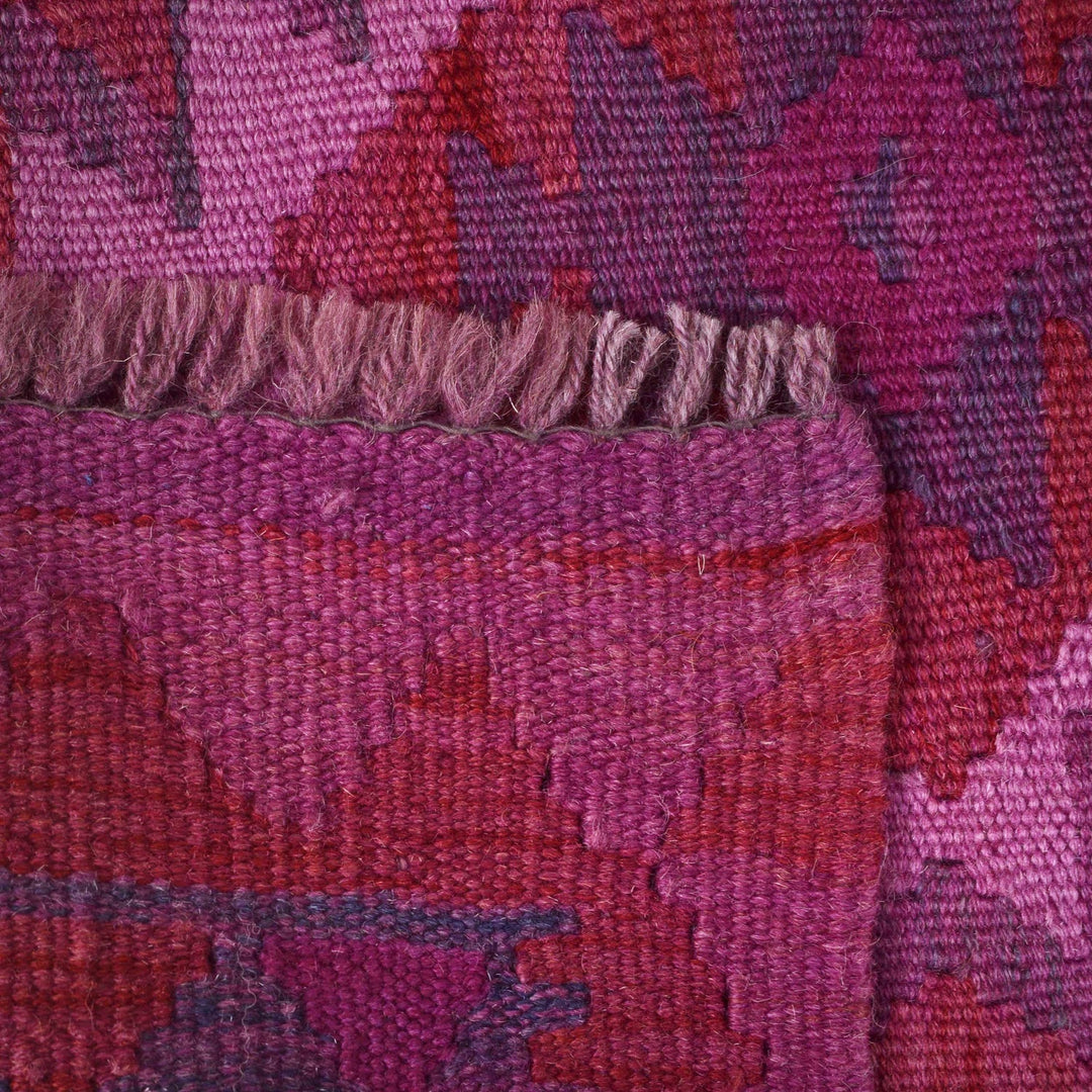 Purple Color Overdyed Kelim 2' 0" x 2' 9" - No. AL36979