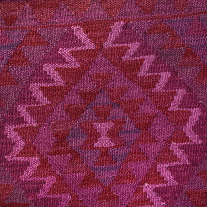 Purple Color Overdyed Kelim 1' 10" x 3' 1" - No. AL46033