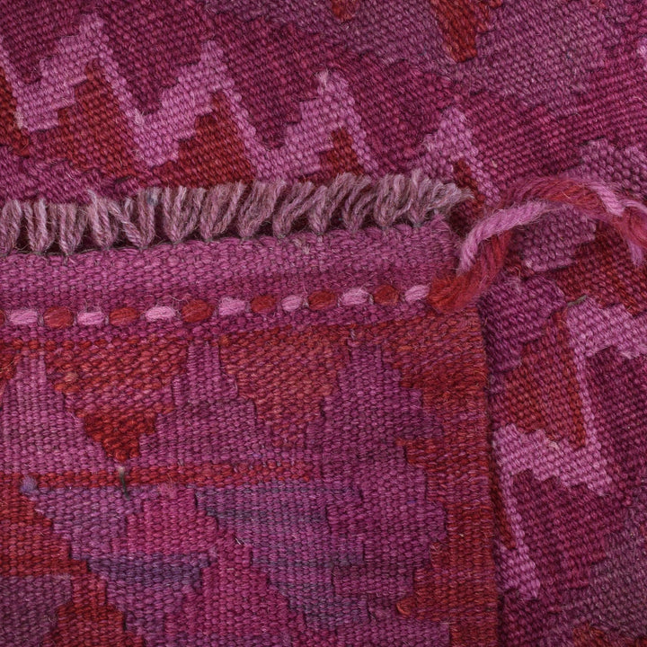 Purple Color Overdyed Kelim 1' 10" x 3' 1" - No. AL46033