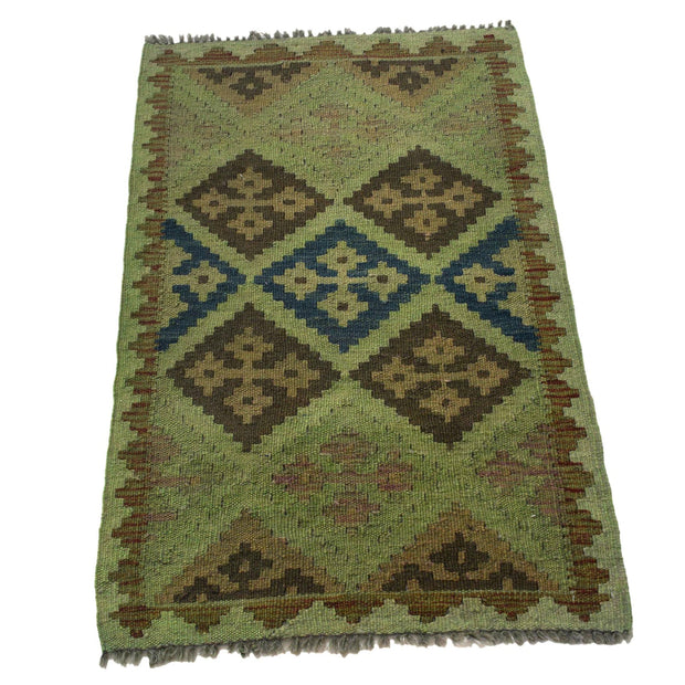 Overdyed Chobi Kilim 1' 11" x 3' 1" - No. AL95899