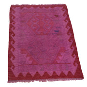 Handmade Overdyed Kilim 2' 2" x 2' 10" - No. AL66215