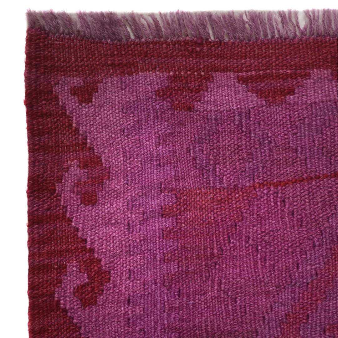 Handmade Overdyed Kilim 2' 2" x 2' 10" - No. AL66215