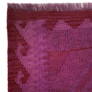 Handmade Overdyed Kilim 2' 2" x 2' 10" - No. AL66215