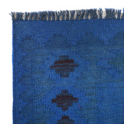 Blue Color Overdyed Kelim 2' 7" x 3' 9" - No. AL31069