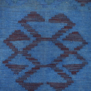 Blue Color Overdyed Kelim 2' 7" x 3' 9" - No. AL31069