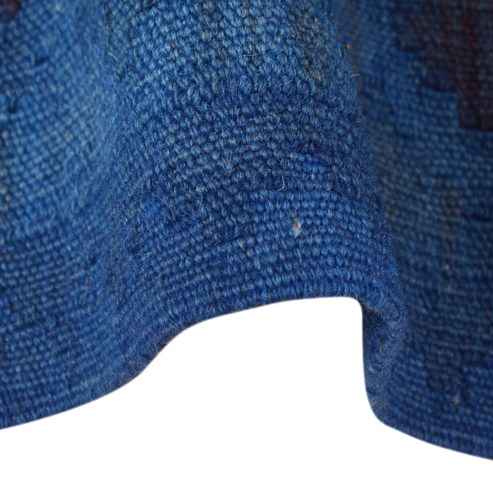 Blue Color Overdyed Kelim 2' 7" x 3' 9" - No. AL31069