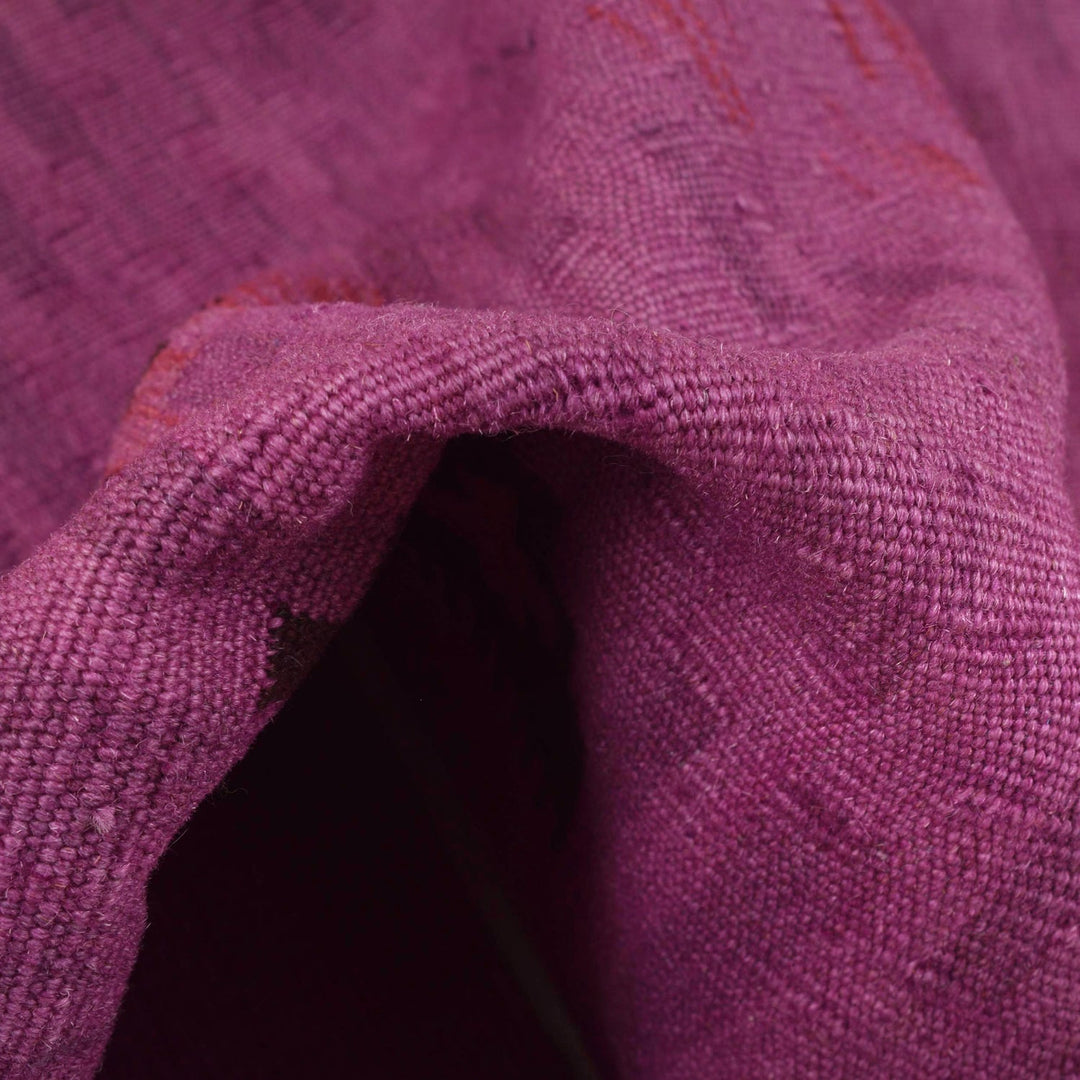 Purple Color Overdyed Kelim 2' 8" x 4' 2" - No. AL38747