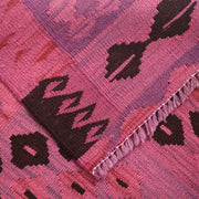 Handmade Overdyed Kilim 2' 8" x 3' 11" - No. AL46949