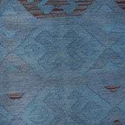 Blue Color Overdyed Kelim 3' 11" x 5' 9" - No. AL63457