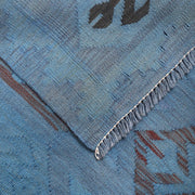 Blue Color Overdyed Kelim 3' 11" x 5' 9" - No. AL63457